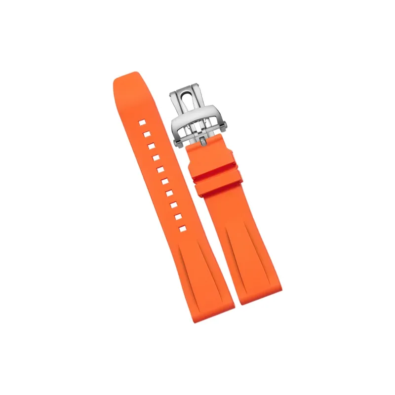 SHIRUI Accessories Watch Bands 22/23mm Men's Watches Fluoroelastomer BaoPao 499-38