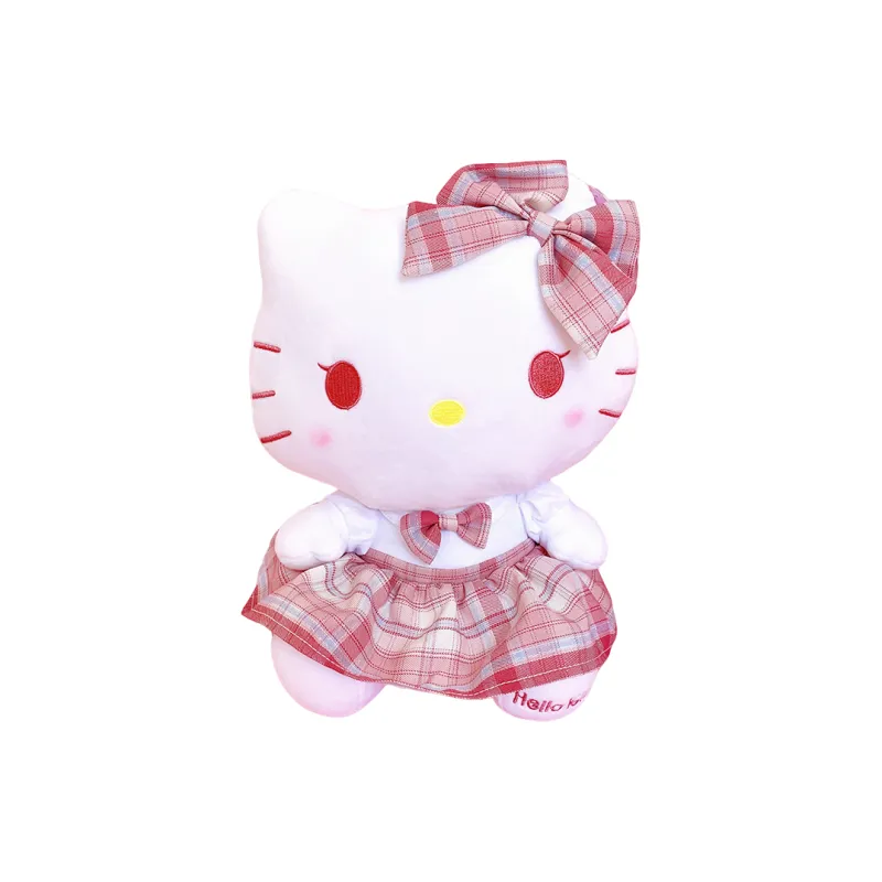 Sanrio Kuromi Hello Kitty Dolls Plush Doll 28cm High-3