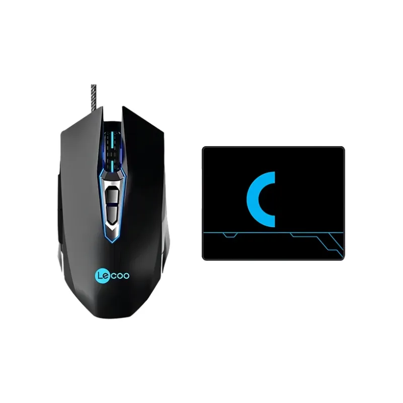Lenovo MS107 Wired Connection Ergonomics Hand Feel Comfortable Plug And Play Gaming Compatibility Mouse-0