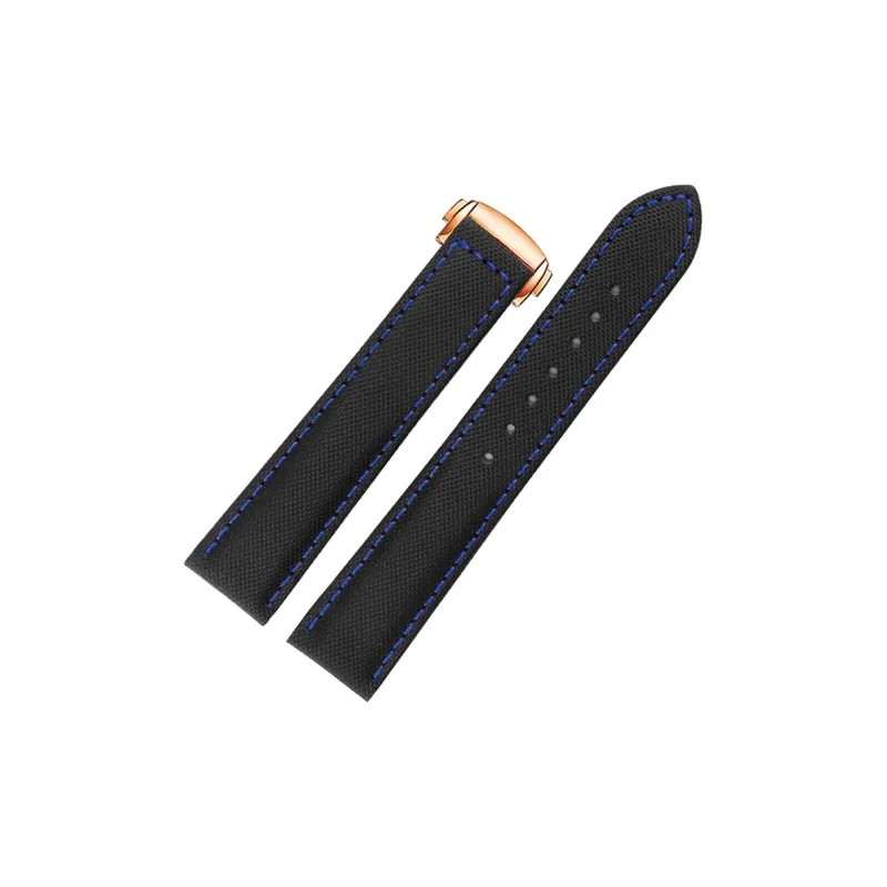 Craftsman Omega Speedmaster Dark Side Of The Moon/MIDO Tissot Compatibility Watch Band Nylon Material-18