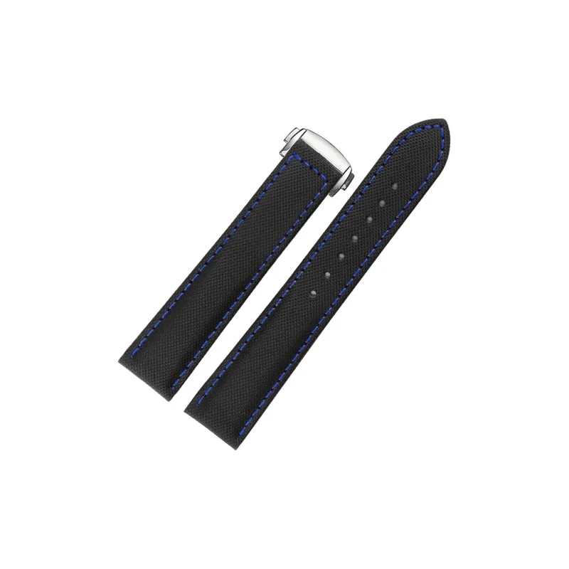 Craftsman Omega Speedmaster Dark Side Of The Moon/MIDO Tissot Compatibility Watch Band Nylon Material-16