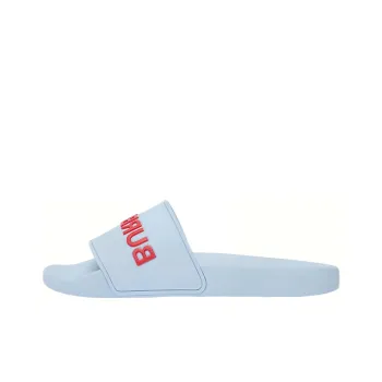 Burberry Slip-Resistant Slide Slippers Women's Light Blue