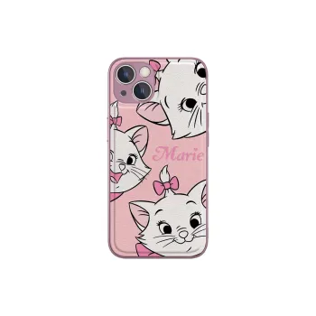 Disney Leather Material Marie Cat Pattern Phone Cases Applicable For Iphone11/12/13/14/15/Plus/Pro/ProMax