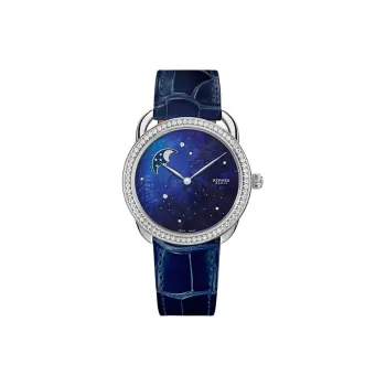 HERMES Wrist Watch Automatic Mechanical Movement 38mm Blue Dial Unisex