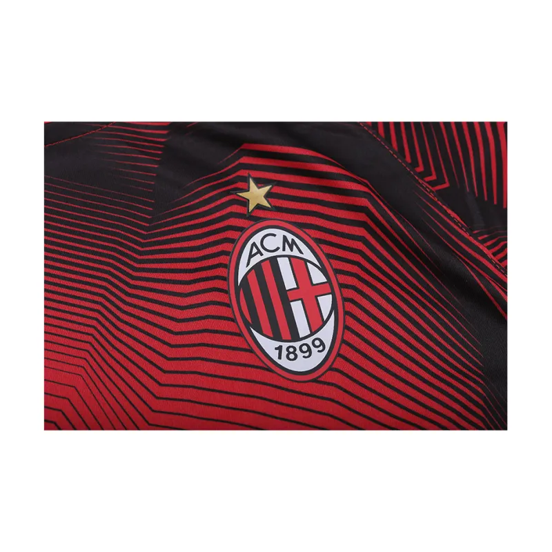 PUMA AC Milan Sport T Shirt Men's Orange Black-2