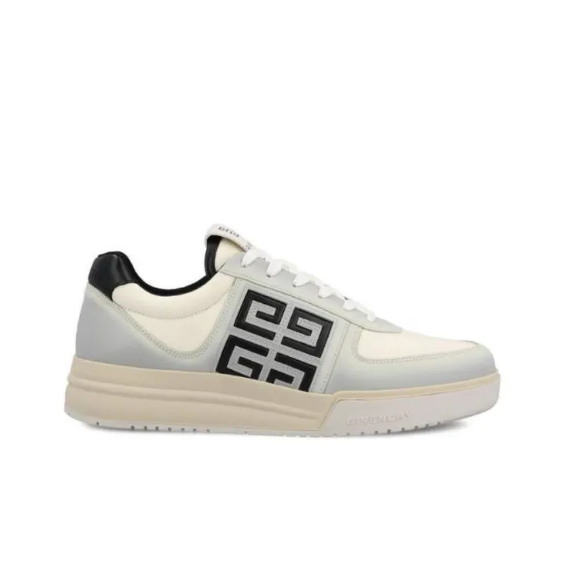 Givenchy G4 Low Top Skateboard Shoes Men Beige Gray-1