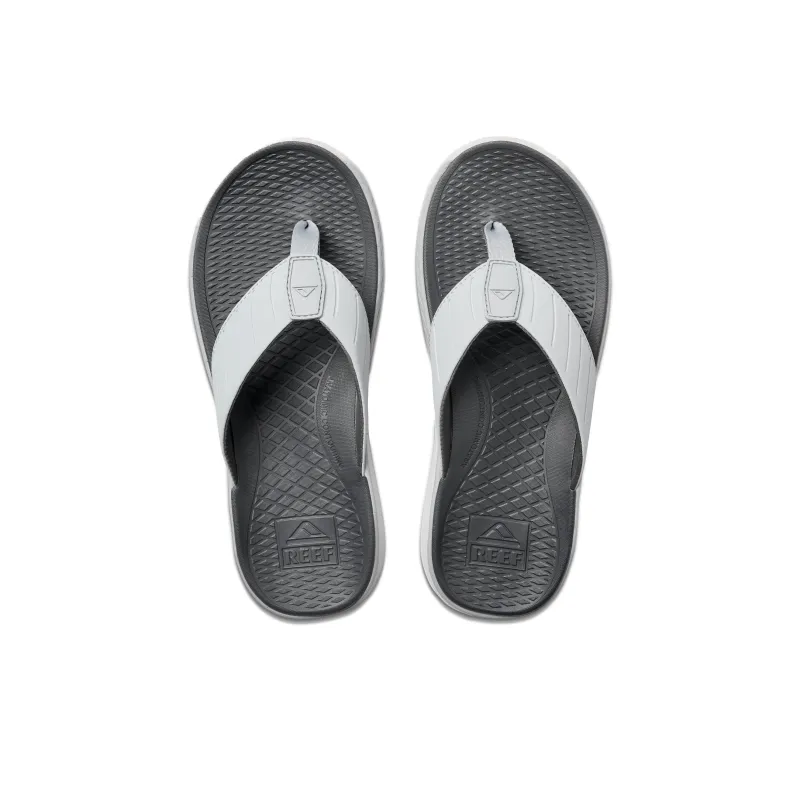 REEF Rubber Sole Odor-Resistant Flip Flops Men Gray-3