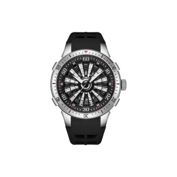 HANBORO Mechanical Movement Silicone Strap Watch Men's Watches White Dial HBR9029