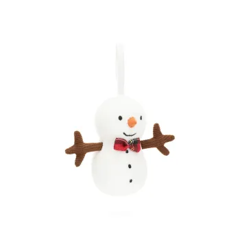 JELLYCAT Fun Items Collection Foolish Snowman Dolls Plush Pendant 10cm Height