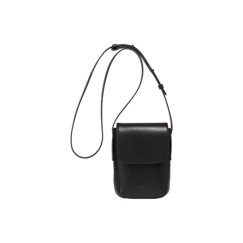 Miao Di Cow Leather Shoulder Bag, Crossbody Bag Trumpets Women's Brick Red/Vintage Black/Milkshake White