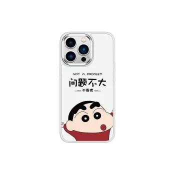MSMF Glass Material Crayon Shin Chan Phone Cases SUITABLE FOR Iphone11/12/13/14PLUS/PRO/PROMAX Cartoon