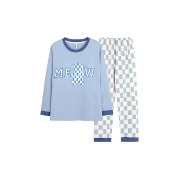 The Story Of The Flower Season Pajama Set Women's Royal Blue