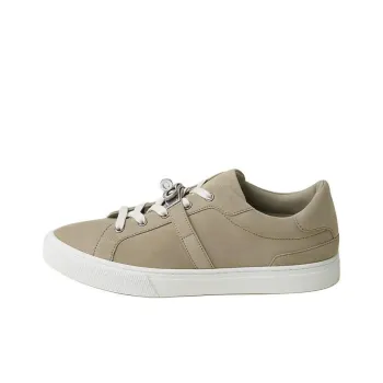 HERMES Day Low-Top Skateboard Shoes Men Umber