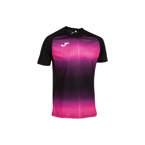 Joma T-Shirts Men Black/Neon Pink