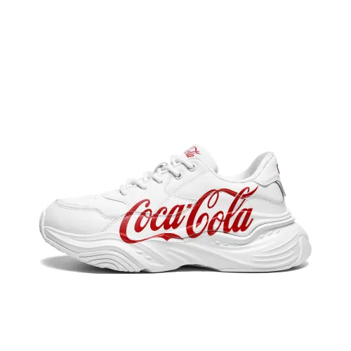Coca Cola Anti Slip And Wear Resistant Lightweight Low Top Chunky Sneakers Unisex