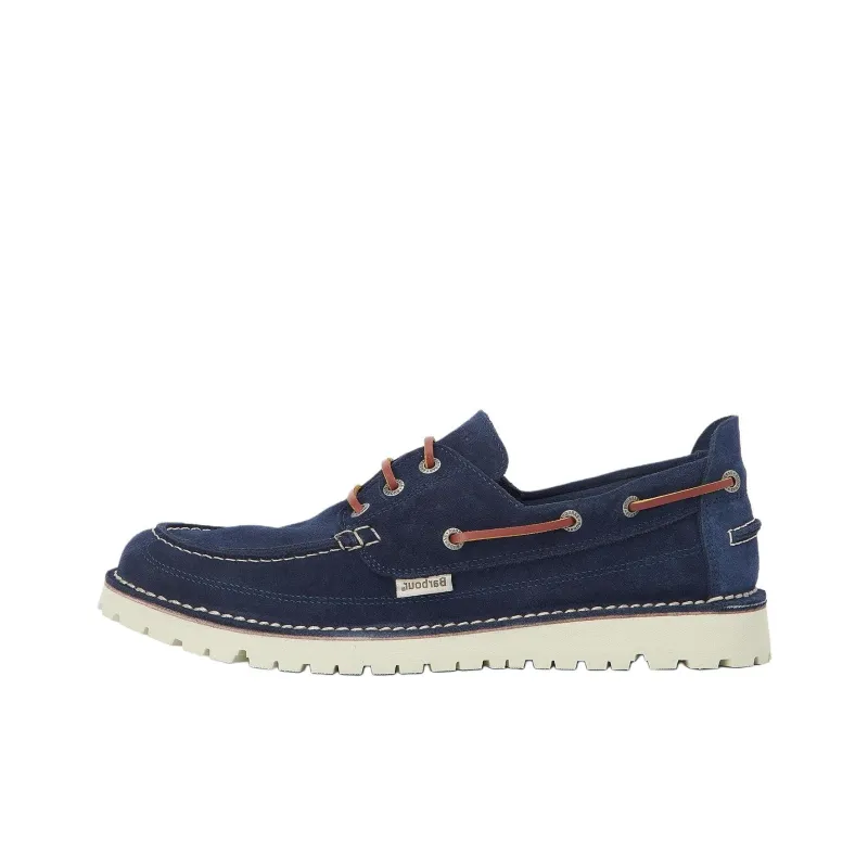 BARBOUR Mousa Boat Shoes Men's Blue-0