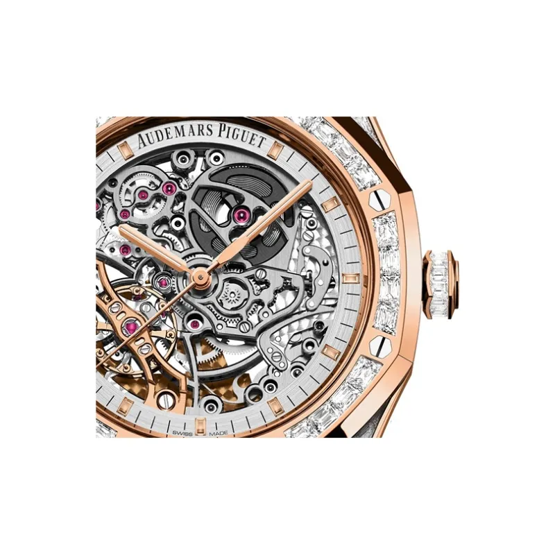 AUDEMARS PIGUET Royal Oak Series Men's Watches Watch Automatic Mechanical Movement 41mm Cut-Out Dial-4