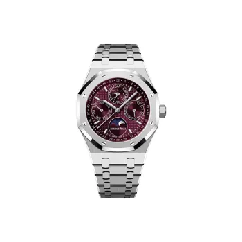 AUDEMARS PIGUET Royal Oak Series Automatic Mechanical Movement Men's Watches Watch 41mm Purple Watch Dial