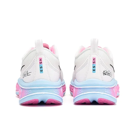 TANSHEZHE ZhuiFeng Running Shoes Unisex Low Top Lactic White-3