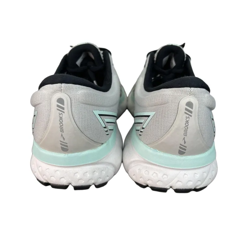 Brooks Ghost 13 Slip Resistant Breathable Low Top Running Shoes Women's Gray-4