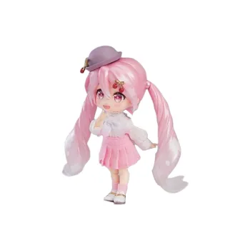 GSC Hatsune Miku Clay Doll Cherry Blossom Future Floral Outfit Style Chibi Figures 14cm