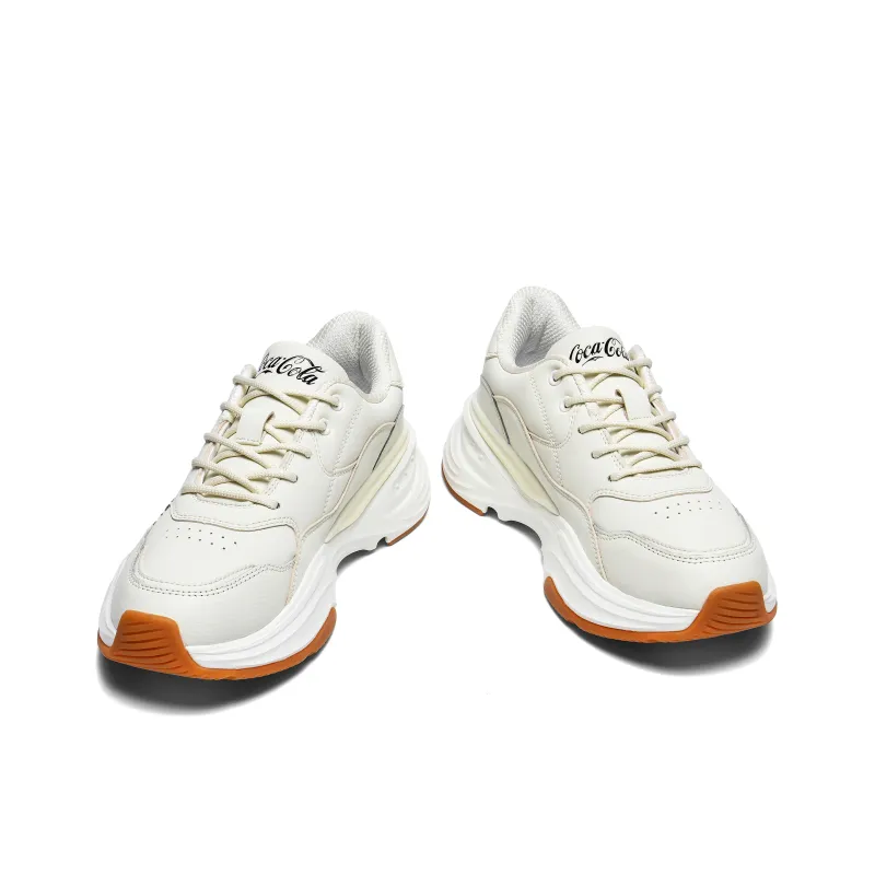 Coca-Cola Anti-Slip And Wear-Resistant Lightweight Low-Top Chunky Sneakers Unisex-9