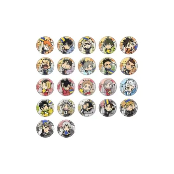 Xhdm Volleyball Junior, Hinata Shoyang & Kageyama Tokio & Tsukishima Hotaru Q Version Double Flash Bar Badge IP Merch