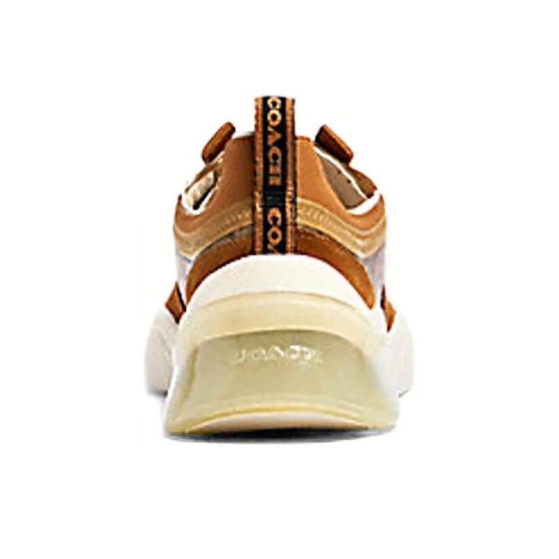 COACH CitySole Cushioning Slip Resistant Low Top Casual Shoes Men's Brown White-4