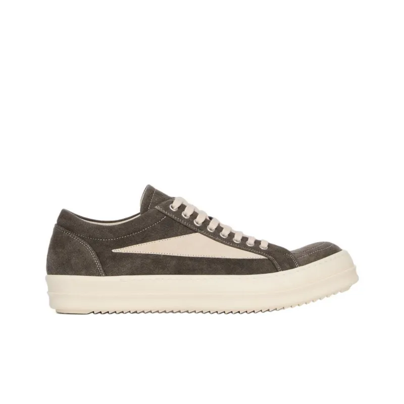 Rick Owens DRKSHDW Low Top Skateboard Shoes Men Gray-1
