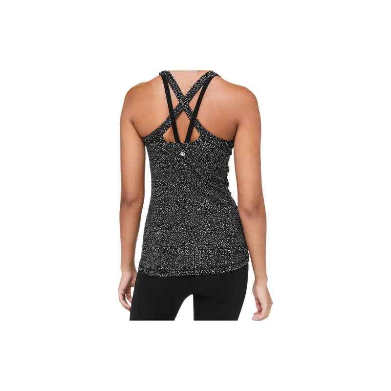 Lululemon Rally Your Heart Sport Vests Women's Night Vision Black/White-1