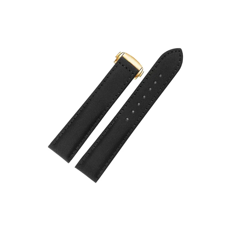Craftsman Omega Speedmaster Dark Side Of The Moon/MIDO Tissot Compatibility Watch Band Nylon Material-1