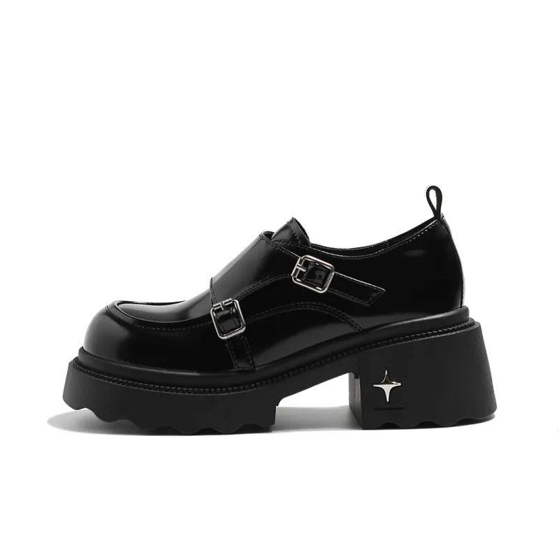 MIS. DANNY British Style Small Leather Shoes Loafers Women's-4