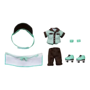 GSC Nendoroid Doll Diner  Boy Orange & Green Western Clothing Set Model Accessories