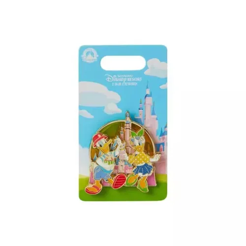 Disney Mickey Mouse And Friends Summer Fun Collection Donald Duck Daisy Badge IP Merch Shanghai Disney