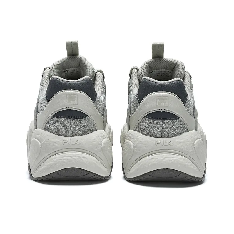 FILA Croissant Slip Resistant Low Top Running Shoes Men's Gray Green-5