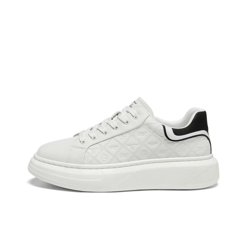 SEPTWOLVES Slip-Resistant Cushioning Wear-Resistant Lightweight Height-Increasing Low-Top Skateboard Shoes Men-7