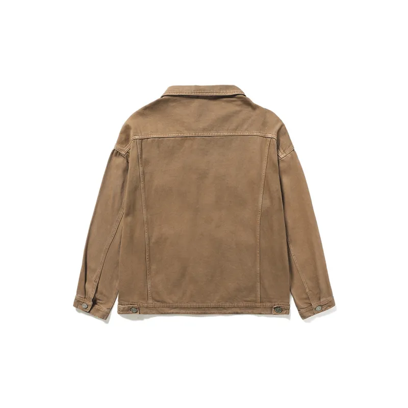 SANTASTIC Denim Jacket Men's Khaki-1