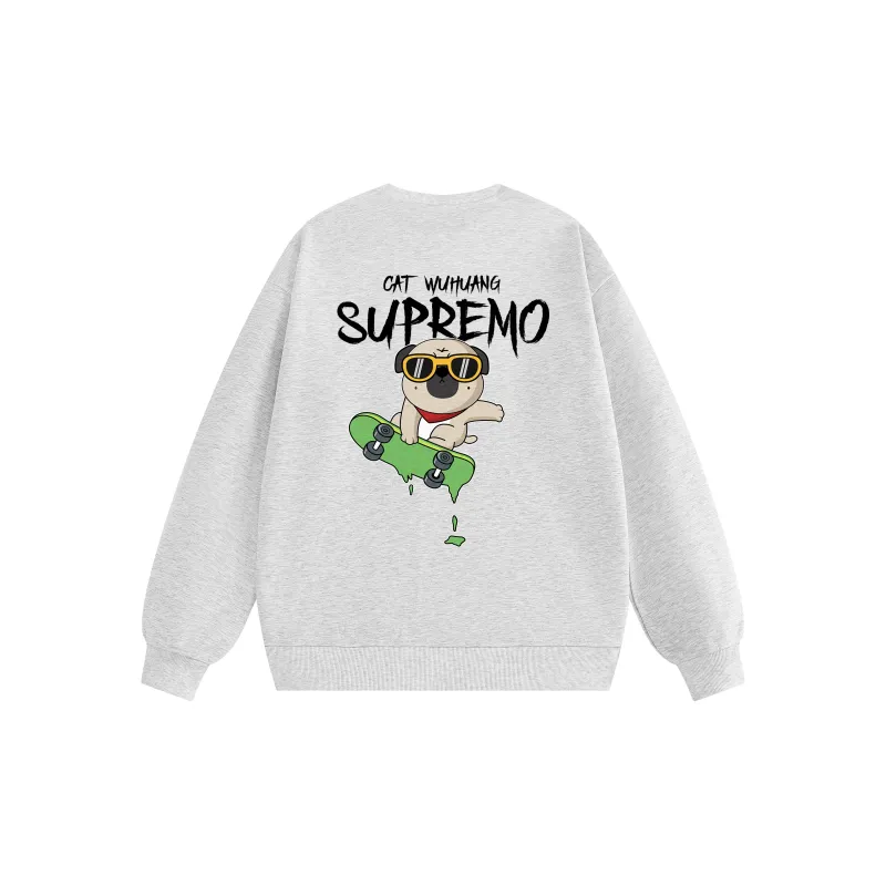 Supremo Cat Sweatshirts Unisex-21