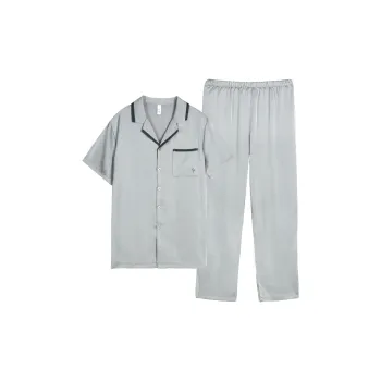 Xuan Liang Pajama Set Men Mist Gray