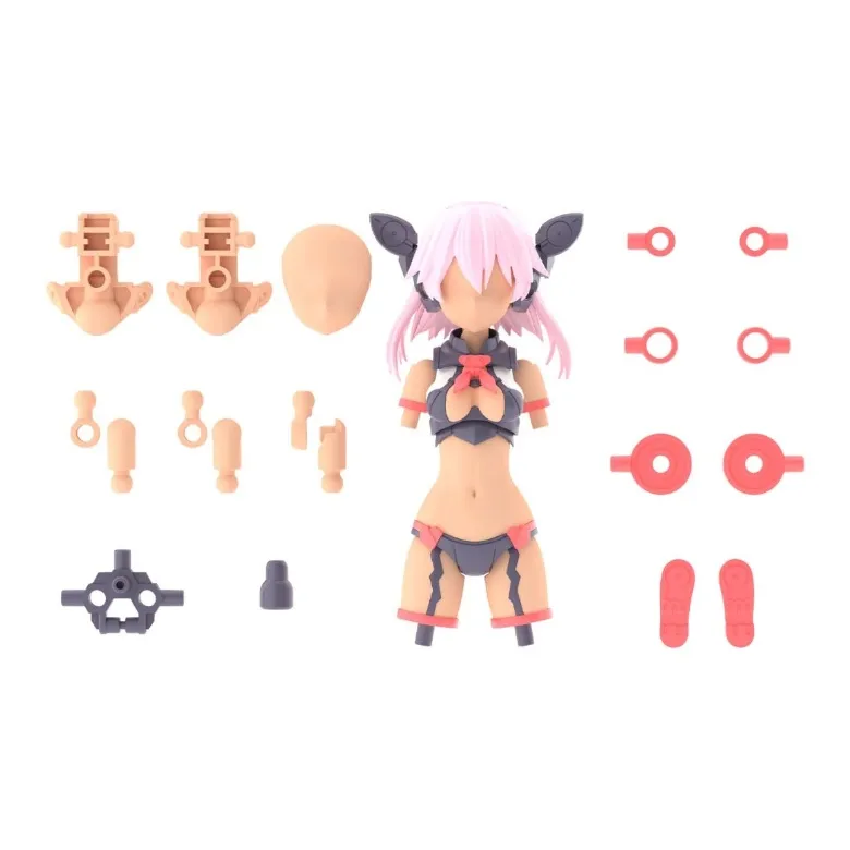 BANDAI 30MS Accessories Set 8 Scout Outfit[Color Scheme C] Pink Model Accessories-0