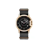 RGA9035-Rose Case Black Dial Black Strap