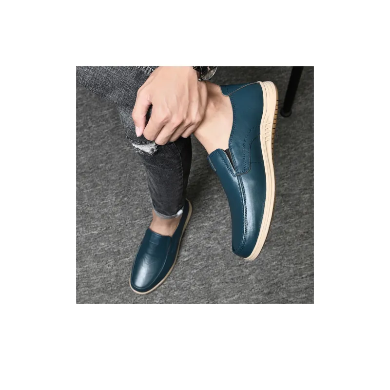 Extravagant Breathable And Wear resistant Low Top Casual Shoes Men's Blue-1
