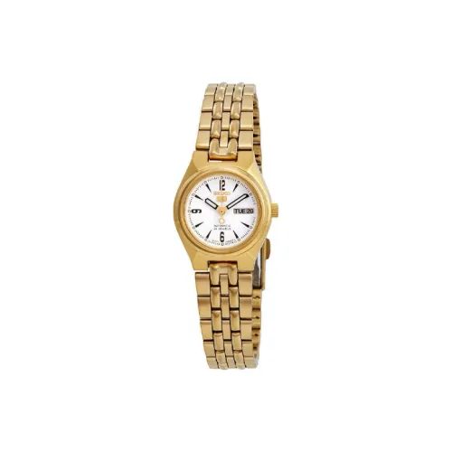 SEIKO Automatic Mechanical Movement Stainless Steel Strap Watch Women's Watch White Dial SYMA22K1
