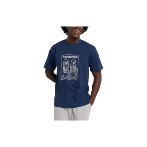 New Balance 550 T-Shirts Men Marine Blue