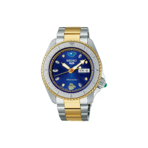 SEIKO Mechanical Movement Stainless Steel Strap Watch Men's Watches Blue Dial SBSA212
