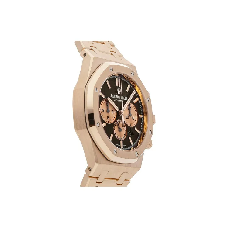 AUDEMARS PIGUET Royal Oak Series Automatic Mechanical Movement Unisex Watch 41mm Coffee Watch Dial-2