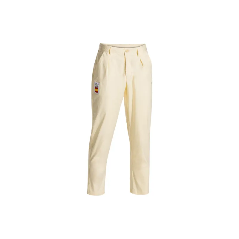 Joma Longs Pants Parade Spanish Olympic Committee Casual Pants Men White-2