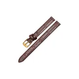 Bamboo Grain-Brown-Gold Pin Buckle