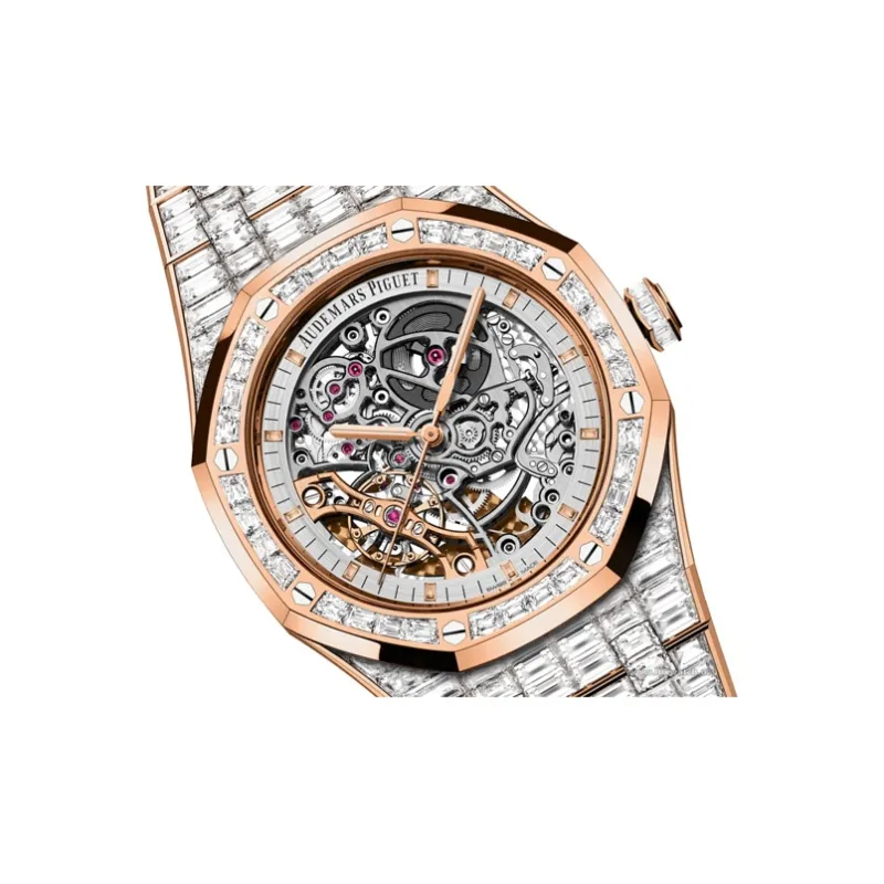 AUDEMARS PIGUET Royal Oak Series Men's Watches Watch Automatic Mechanical Movement 41mm Cut-Out Dial-3