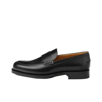 HERMES Interview Loafers Men Black